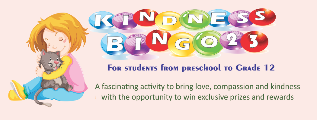 Kindness BINGO 2023 Kindness BINGO 2023